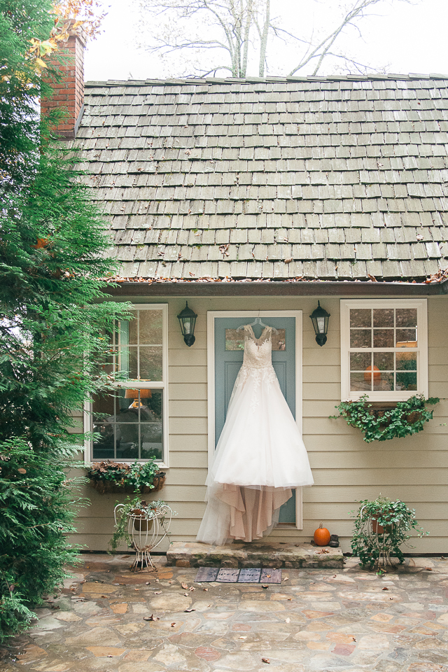 Bridal Details: Blush Wedding Dress